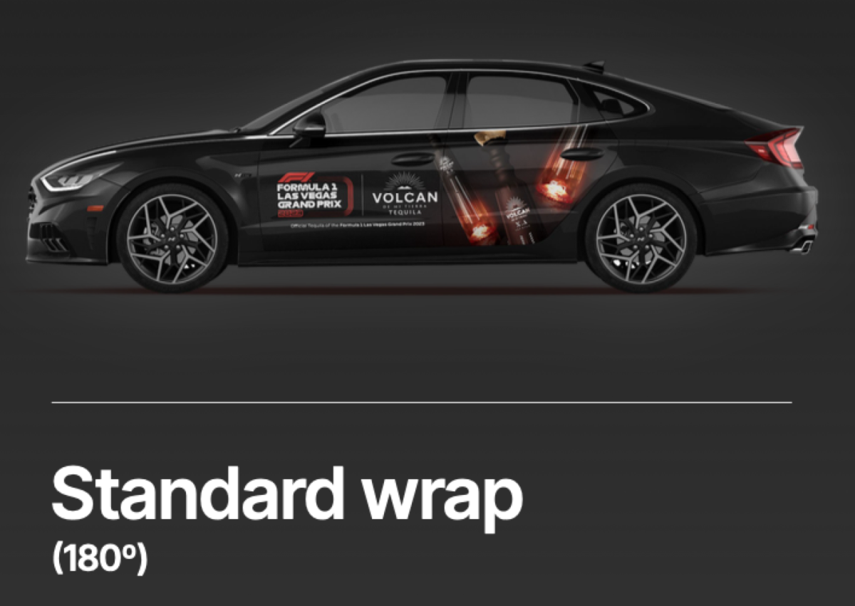 20 Cars - Half Wrap  
